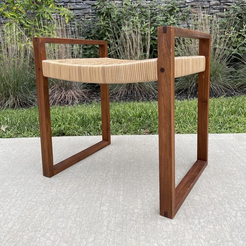 Vintage danish modern ottoman - vintage,